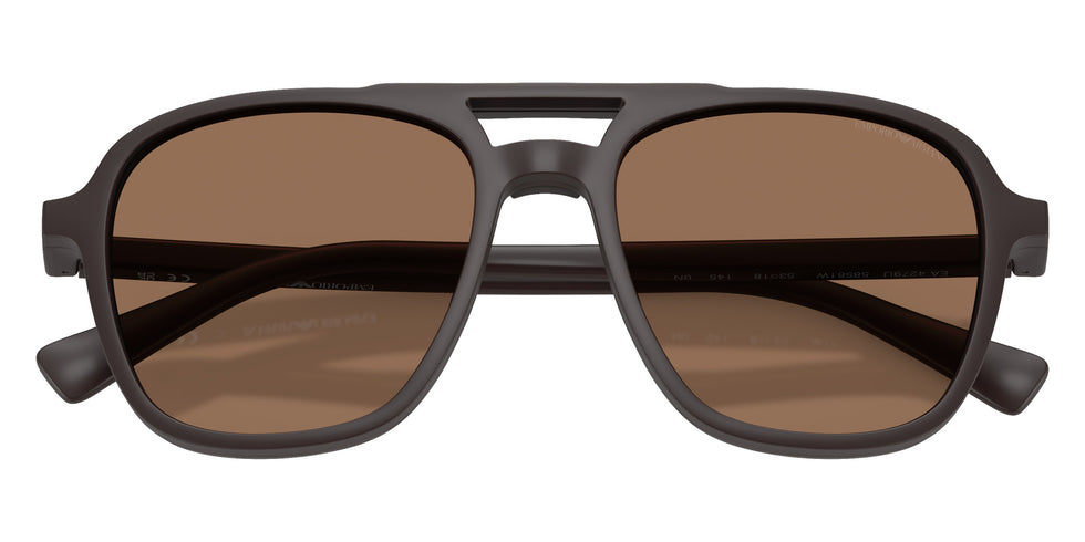 EMPORIO ARMANI EA4279U 58581W 51 - Matte Dark Brown / Clear #id:ea4279u58581w_s:104120