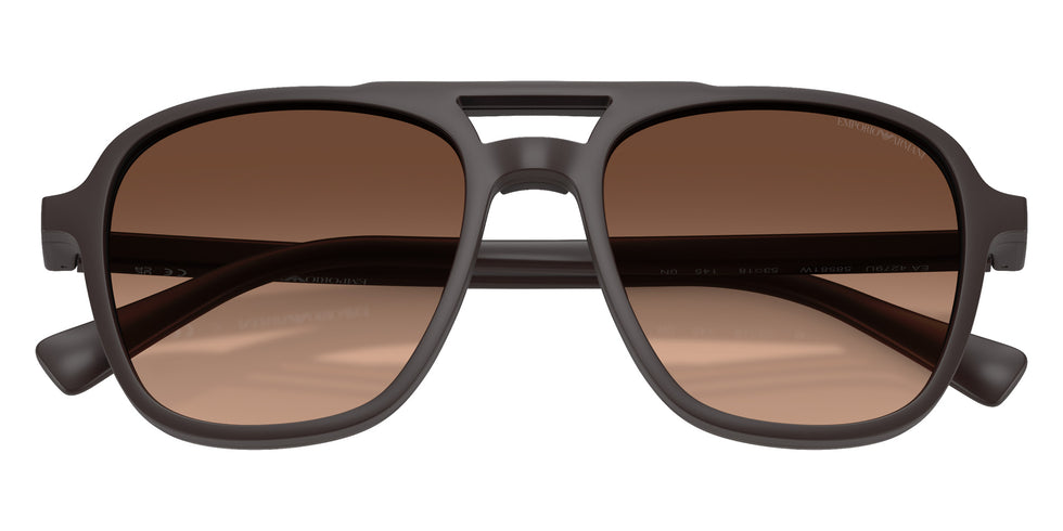 EMPORIO ARMANI EA4279U 58581W 51 - Matte Dark Brown / Clear #id:ea4279u58581w_s:104125