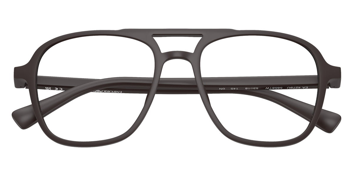 EMPORIO ARMANI EA4279U 58581W 51 - Matte Dark Brown / Clear #id:ea4279u58581w_s:104130