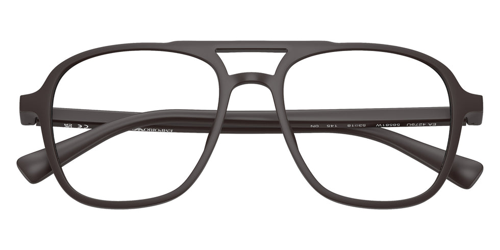 EMPORIO ARMANI EA4279U 58581W 51 - Matte Dark Brown / Clear #id:ea4279u58581w_s:104130