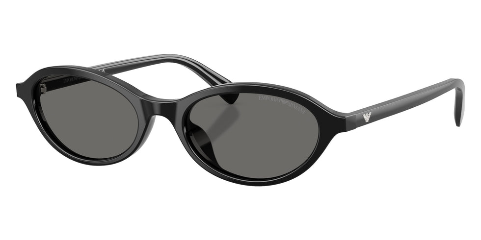 EMPORIO ARMANI EA4281U 501787 52 - Shiny Black / Gray #id:ea4281u501787_s:100105