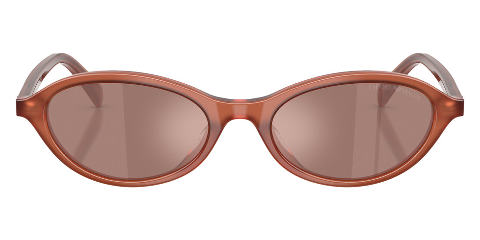 EMPORIO ARMANI EA4281U 64556G 52 - Shiny Opal Light Brown / Brown Mirrored Internal Silver #id:ea4281u64556g_s:104100