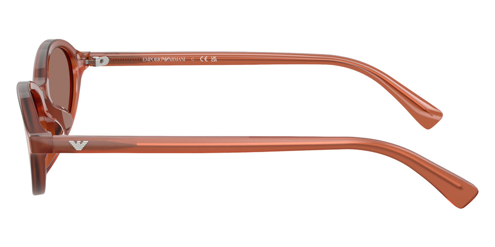 EMPORIO ARMANI EA4281U 64556G 52 - Shiny Opal Light Brown / Brown Mirrored Internal Silver #id:ea4281u64556g_s:104110
