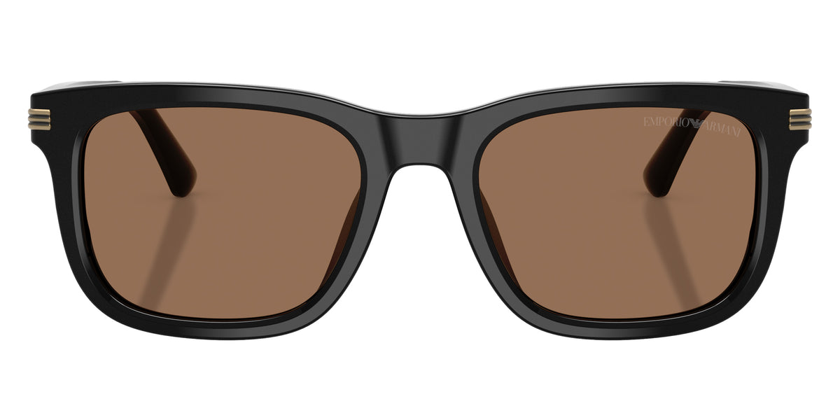 EMPORIO ARMANI EA4282U 501773 54 - Shiny Black / Dark Brown #id:ea4282u501773_s:100100