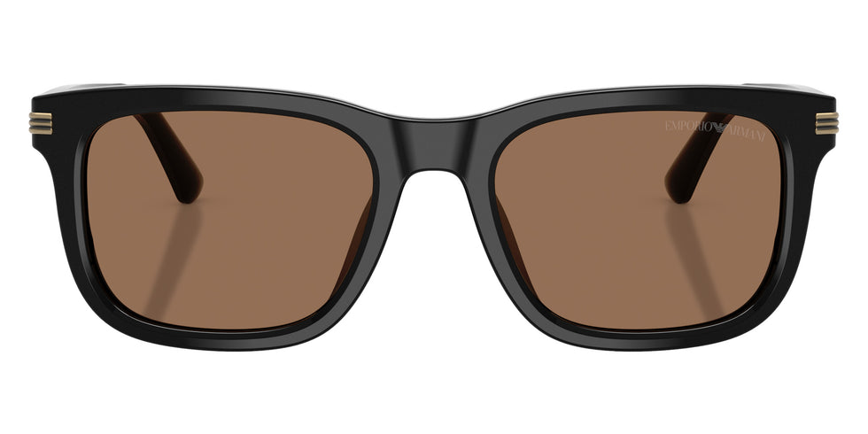 EMPORIO ARMANI EA4282U 501773 54 - Shiny Black / Dark Brown #id:ea4282u501773_s:100100