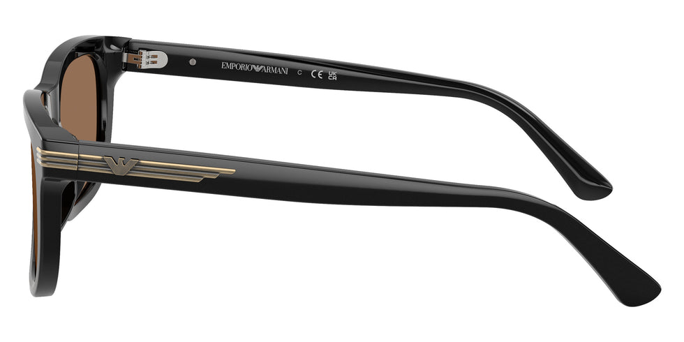EMPORIO ARMANI EA4282U 501773 54 - Shiny Black / Dark Brown #id:ea4282u501773_s:100110