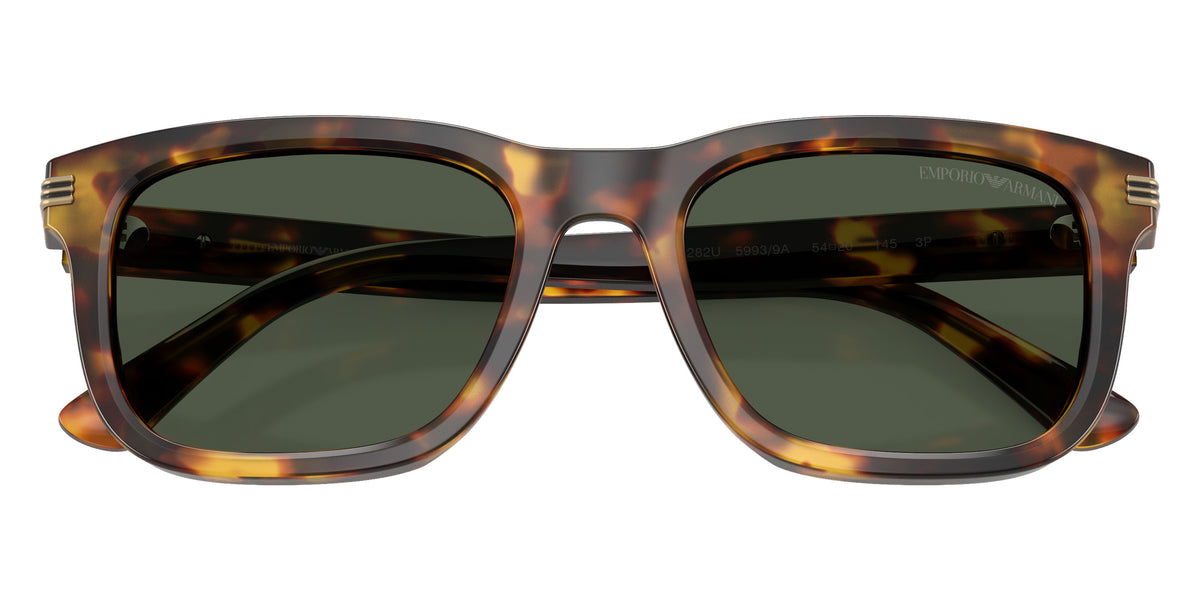EMPORIO ARMANI EA4282U 59939A 54 - Shiny Havana Brown / Dark Green Polarized #id:ea4282u59939a_s:106120