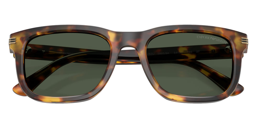 EMPORIO ARMANI EA4282U 59939A 54 - Shiny Havana Brown / Dark Green Polarized #id:ea4282u59939a_s:106120