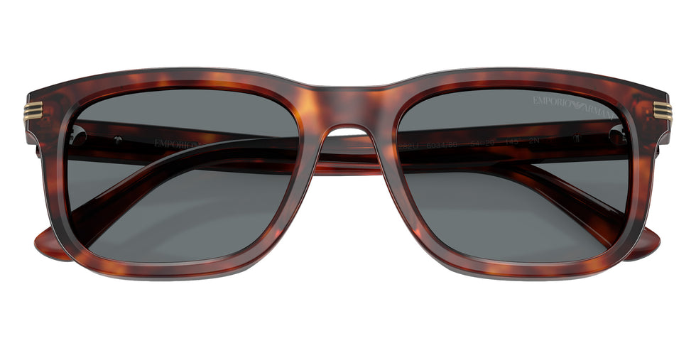 EMPORIO ARMANI EA4282U 603480 54 - Shiny Havana Red / Dark Blue #id:ea4282u603480_s:108120