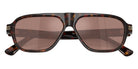 EMPORIO ARMANI EA4285U 64596G 56 - Shiny Havana Burgundy / Brown Mirrored Internal Silver #id:ea4285u64596g_s:108120