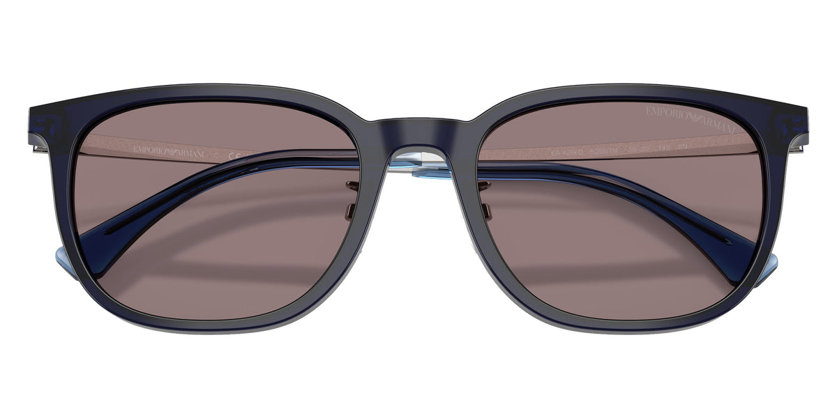 EMPORIO ARMANI EA4286D 53587N 55 - Shiny Transparent Blue / Dark Purple #id:ea4286d53587n_s:104120