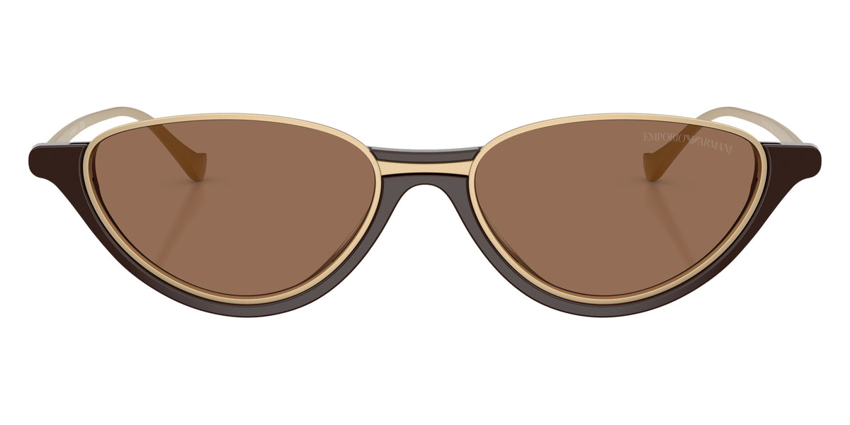 EMPORIO ARMANI EA4288U 645873 54 - Shiny Brown / Dark Brown #id:ea4288u645873_s:100100
