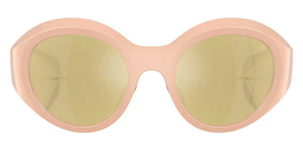 Matte Pink / Brown Mirrored Gold / 51-20-125