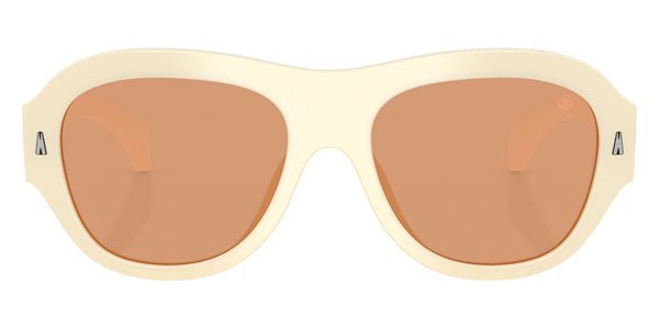 Shiny Opaline Vanilla / Solid Warm Brown / 56-18-140