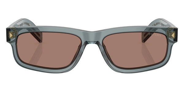 Transparent Ocean / Brown Mirrored Internal Gray / 57-15-145
