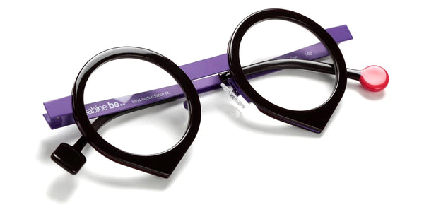 Shiny Dark Choco/Satin Purple / 43-25-145