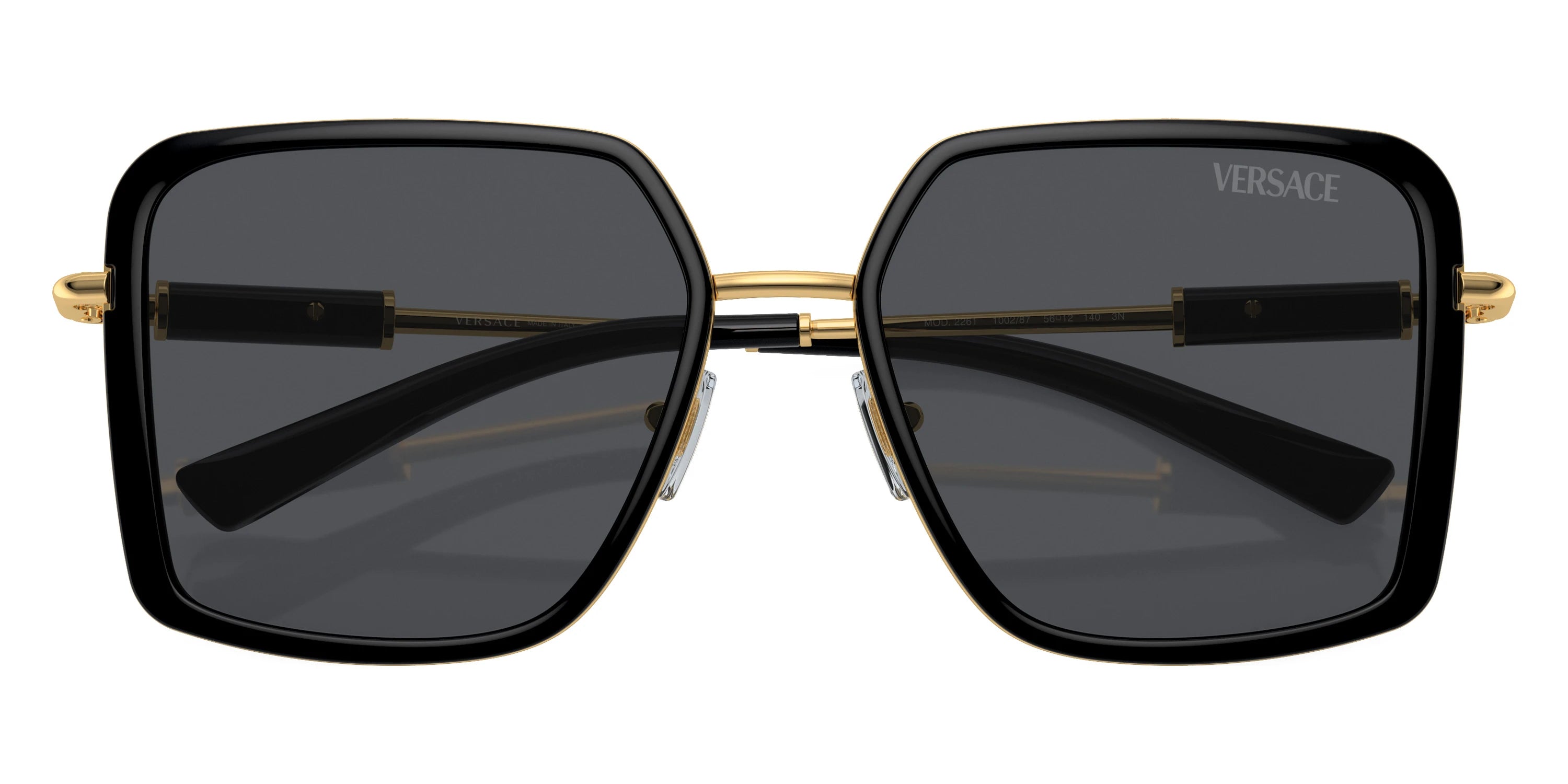 VERSACE VE2261 100287 56 - Black / Dark Gray