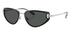 Tory Burch TY6115 327487 53 - Black/Silver / Dark Gray