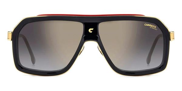 Black Red / Gray Shaded Gold Mirrored / 60-12-145