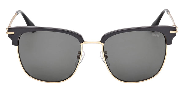 Shiny Gray/Matte Pale Gold / Smoke Polarized / 57-18-145