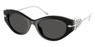 RALPH LAUREN RL8227U 500187 52 - Black/Shiny Silver / Dark Gray