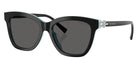 TIFFANY TF4241D 8055S4 54 - Black on TIFFANY Blue / Dark Gray