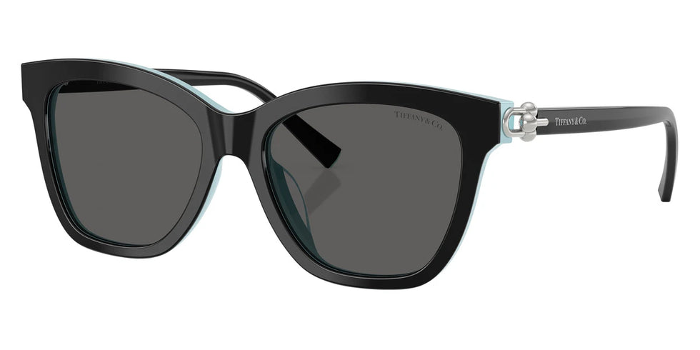 TIFFANY TF4241D 8055S4 54 - Black on TIFFANY Blue / Dark Gray