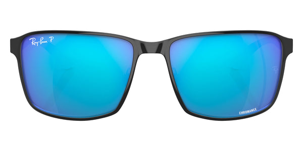 Black on Silver / Green/Blue Polarized Mirrored / 59-17-145