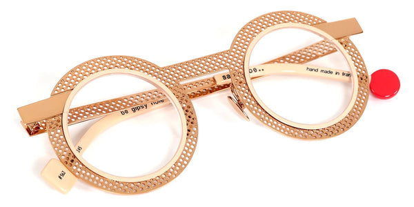 Polished Rose Gold Perforated/Shiny Nude / 43-29-145