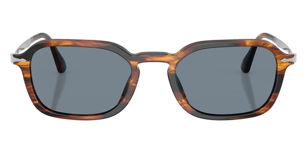 Striped Black and Brown / Light Blue / 54-20-145