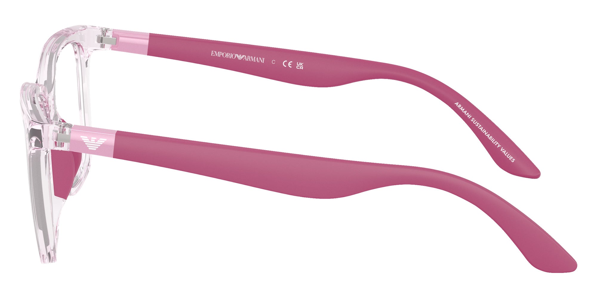 EMPORIO ARMANI EK3006 6139 47 - Shiny Transparent Pink #id:ek30066139_s:100110