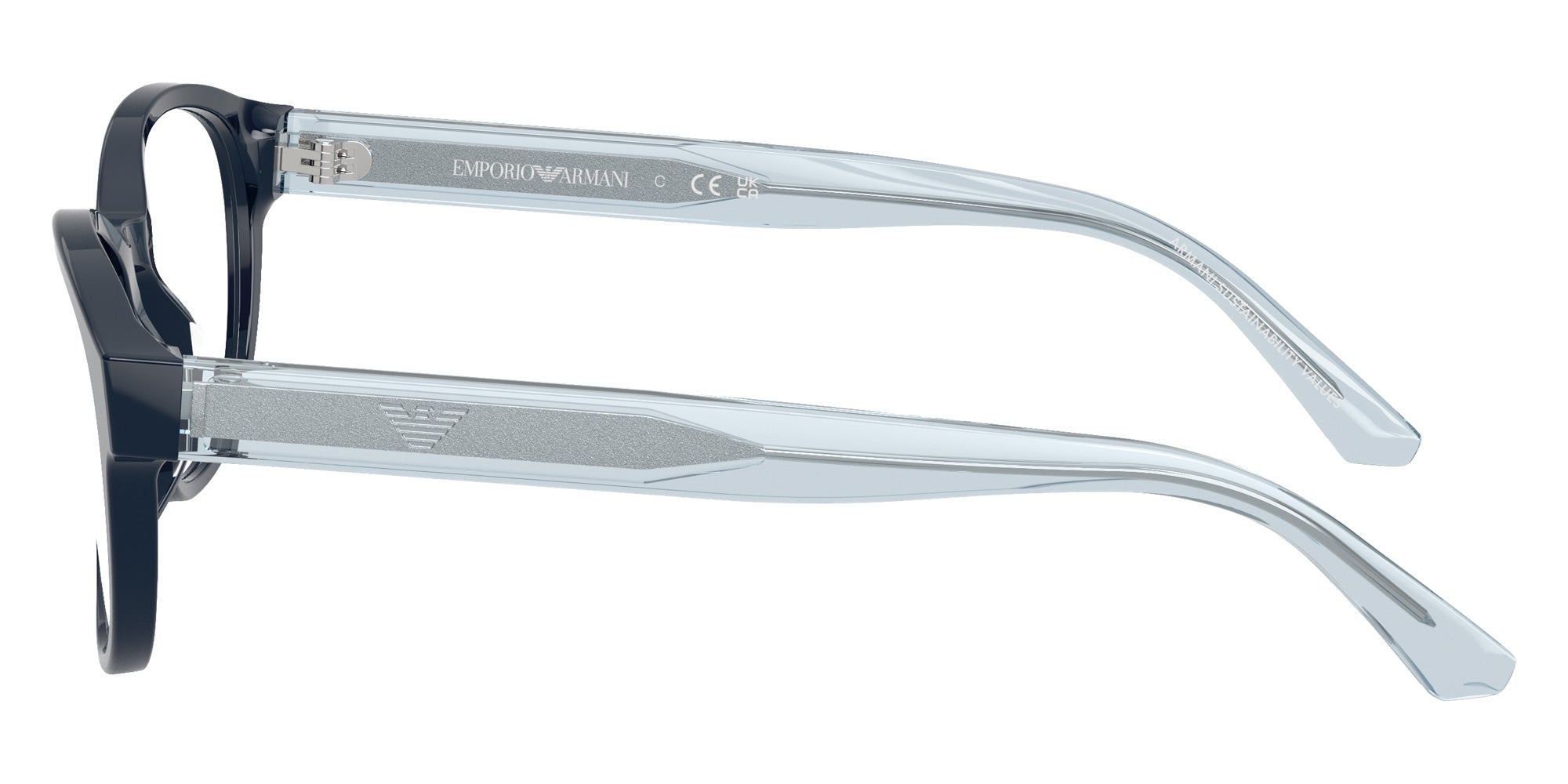 EMPORIO ARMANI EK3012U 6382 47 - Shiny Blue #id:ek3012u6382_s:108110