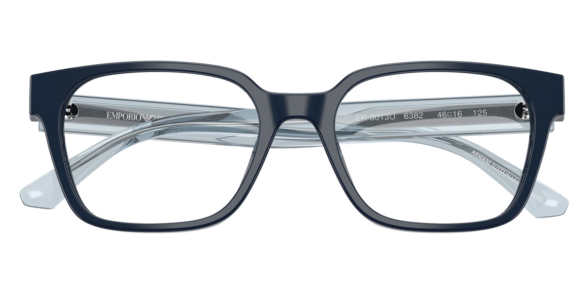 EMPORIO ARMANI EK3013U 6382 46 - Shiny Blue #id:ek3013u6382_s:108100