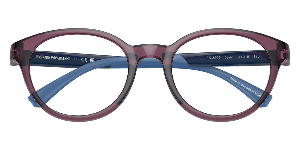 EMPORIO ARMANI EK3205 5897 46 - Transparent Violet #id:ek32055897_s:100120