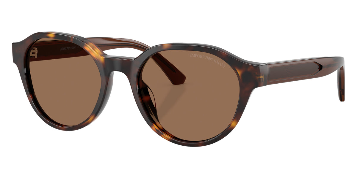EMPORIO ARMANI EK4008U 502673 48 - Shiny Havana / Dark Brown #id:ek4008u502673_s:100105