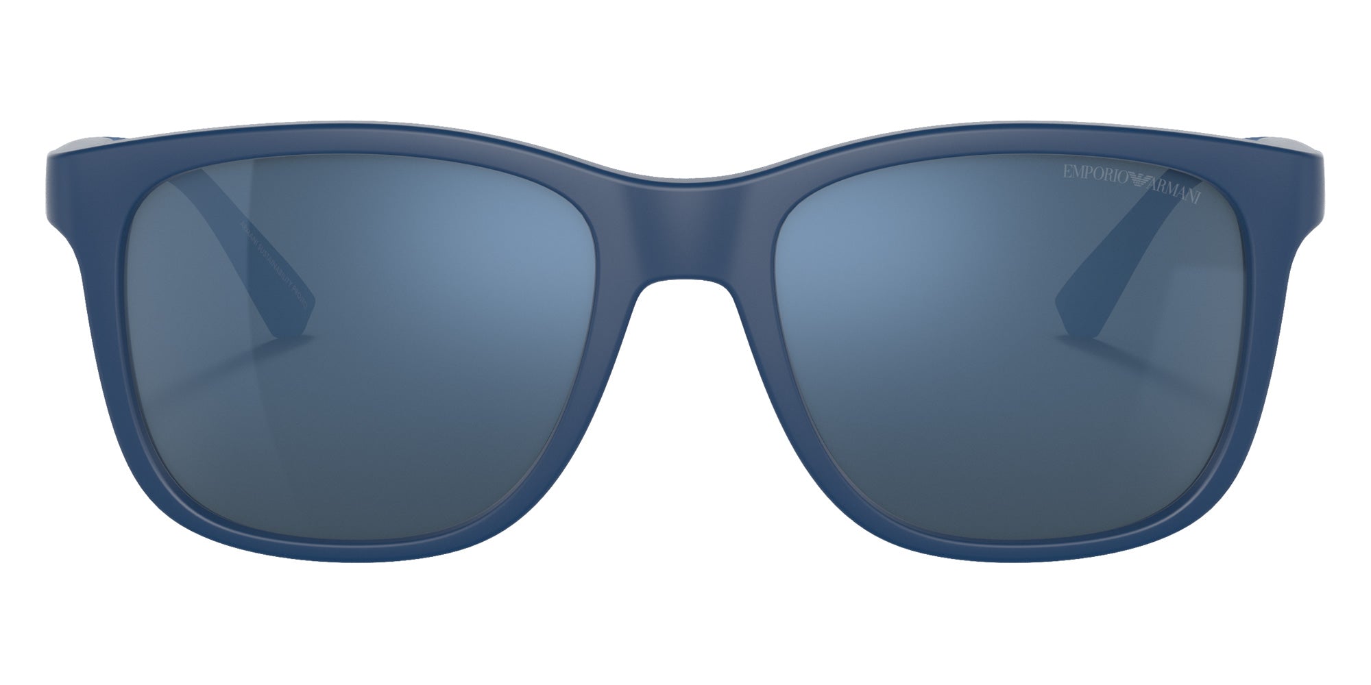 EMPORIO ARMANI EK4184 508855 49 - Matte Blue / Dark Blue Mirrored Blue #id:ek4184508855_s:100100