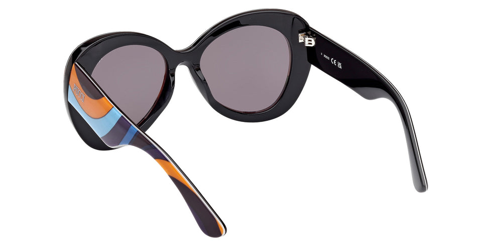 Emilio Pucci EP0232 99A 56 - Black/Texture / Smoke #id:ep023299a_s:100115