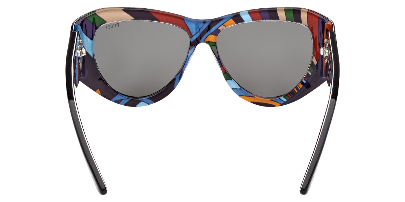 Emilio Pucci EP0241 05A 58 - Black/Texture / Smoke #id:ep024105a_s:100120