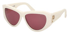 Emilio Pucci EP0241 21S 58 - Shiny White / Bordeaux #id:ep024121s_s:102105