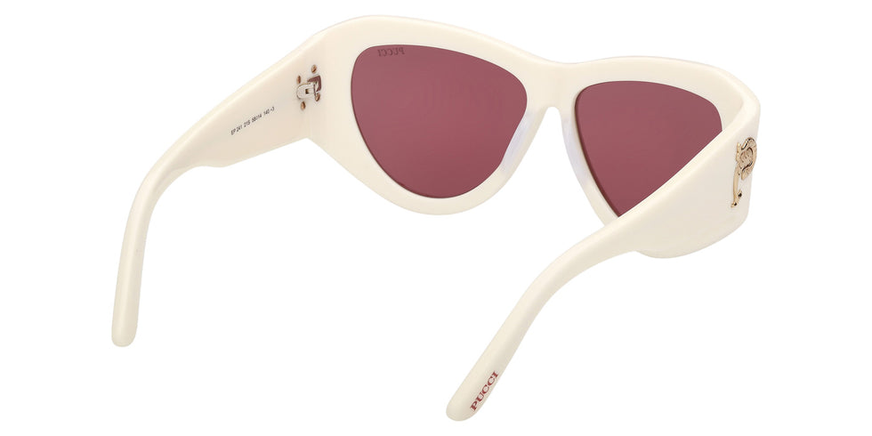 Emilio Pucci EP0241 21S 58 - Shiny White / Bordeaux #id:ep024121s_s:102125