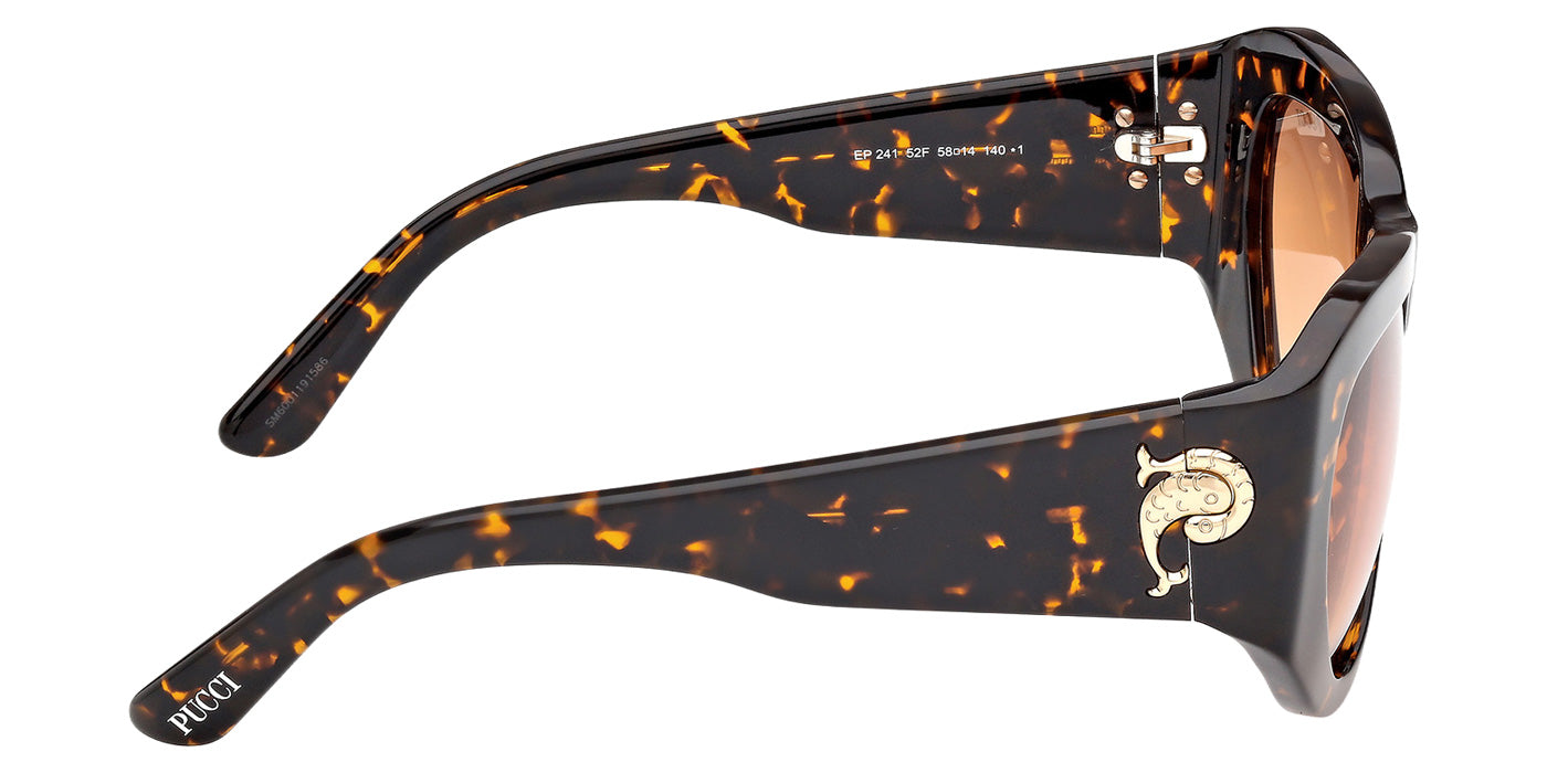 Emilio Pucci EP0241 52F 58 - Dark Havana / Gradient Brown #id:ep024152f_s:104130