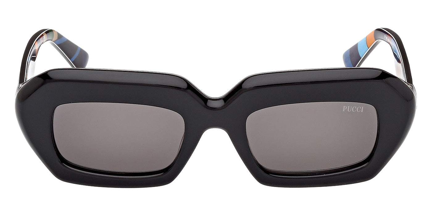 Emilio Pucci EP0245 05A 51 - Black/Texture / Smoke #id:ep024505a_s:100100