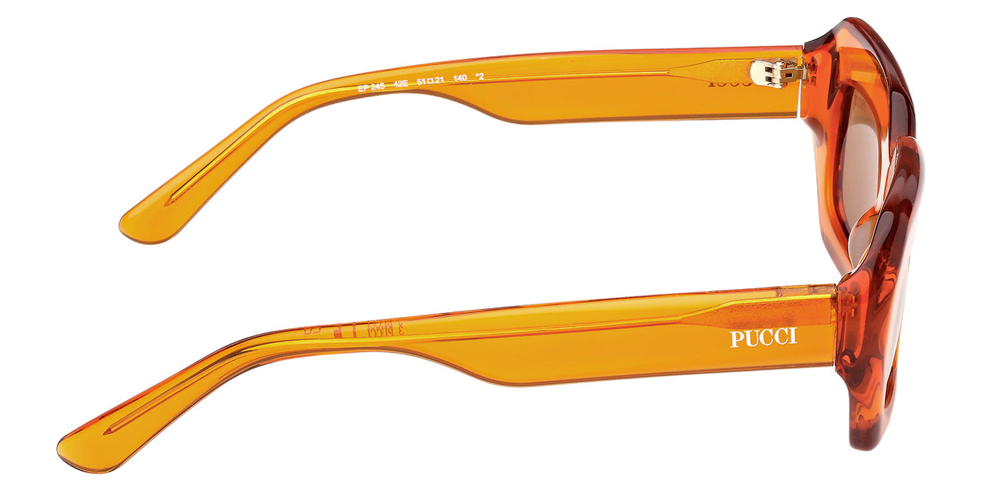 Emilio Pucci EP0245 42E 51 - Orange/Monocolor / Brown #id:ep024542e_s:102130