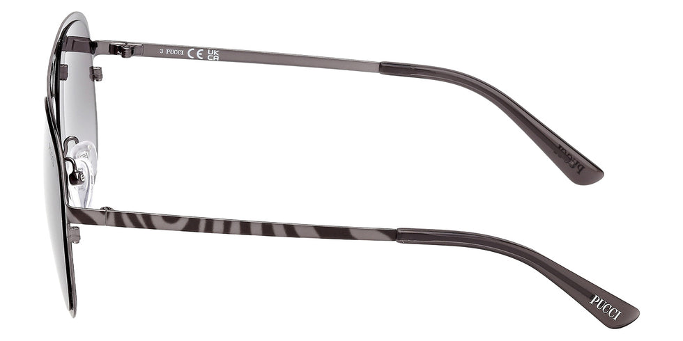 Emilio Pucci EP0247 05B 58 - Black/Texture / Gradient Smoke #id:ep024705b_s:100110