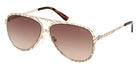 Emilio Pucci EP0247 32F 58 - Shiny Pale Gold / Gradient Brown #id:ep024732f_s:102105