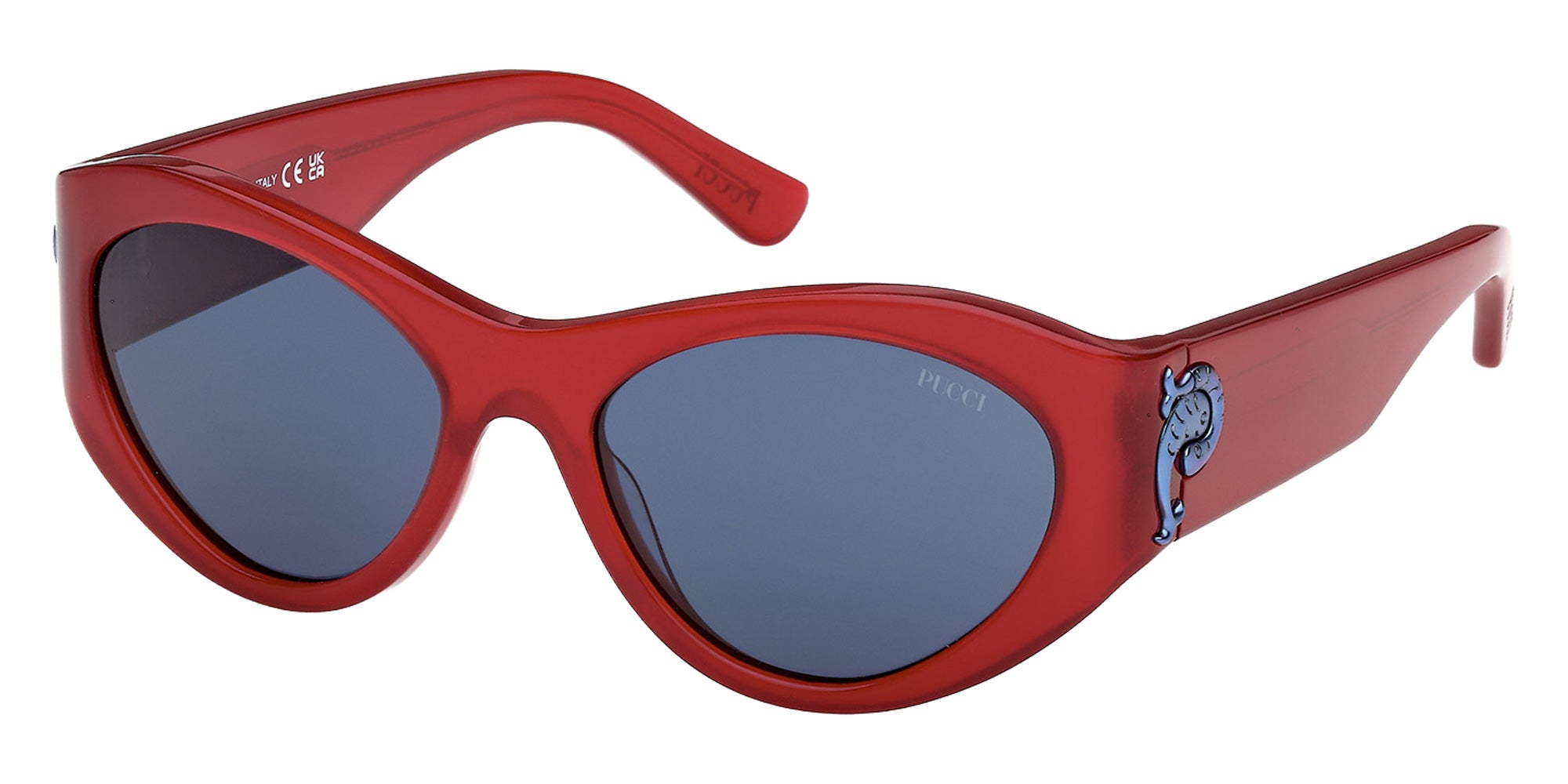 Emilio Pucci EP0249 66V 54 - Red/Monocolor / Blue 66V #id:ep024966v_s:108105