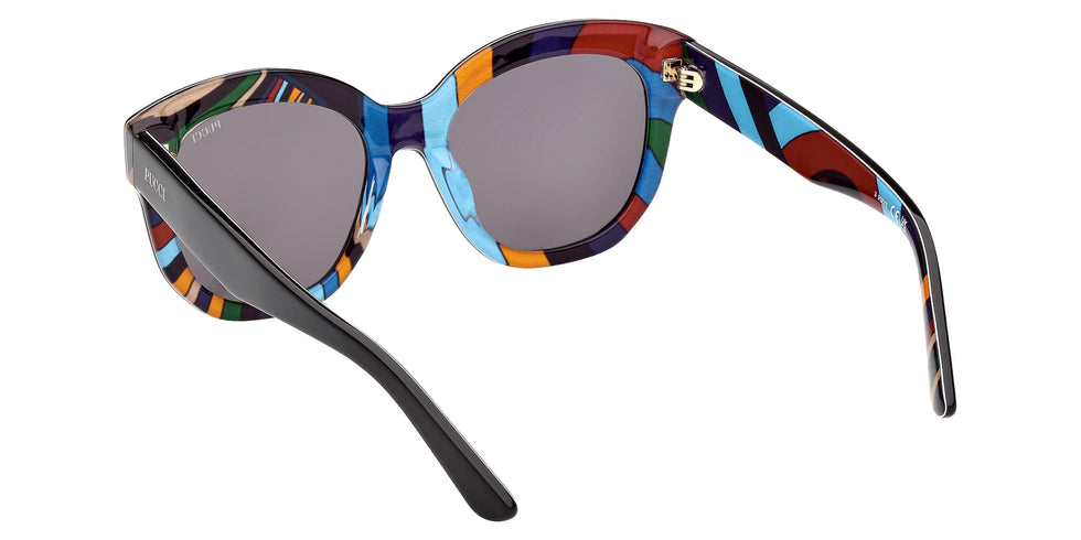 Emilio Pucci EP0254 05A 53 - Black/Texture / Smoke 05A #id:ep025405a_s:100115