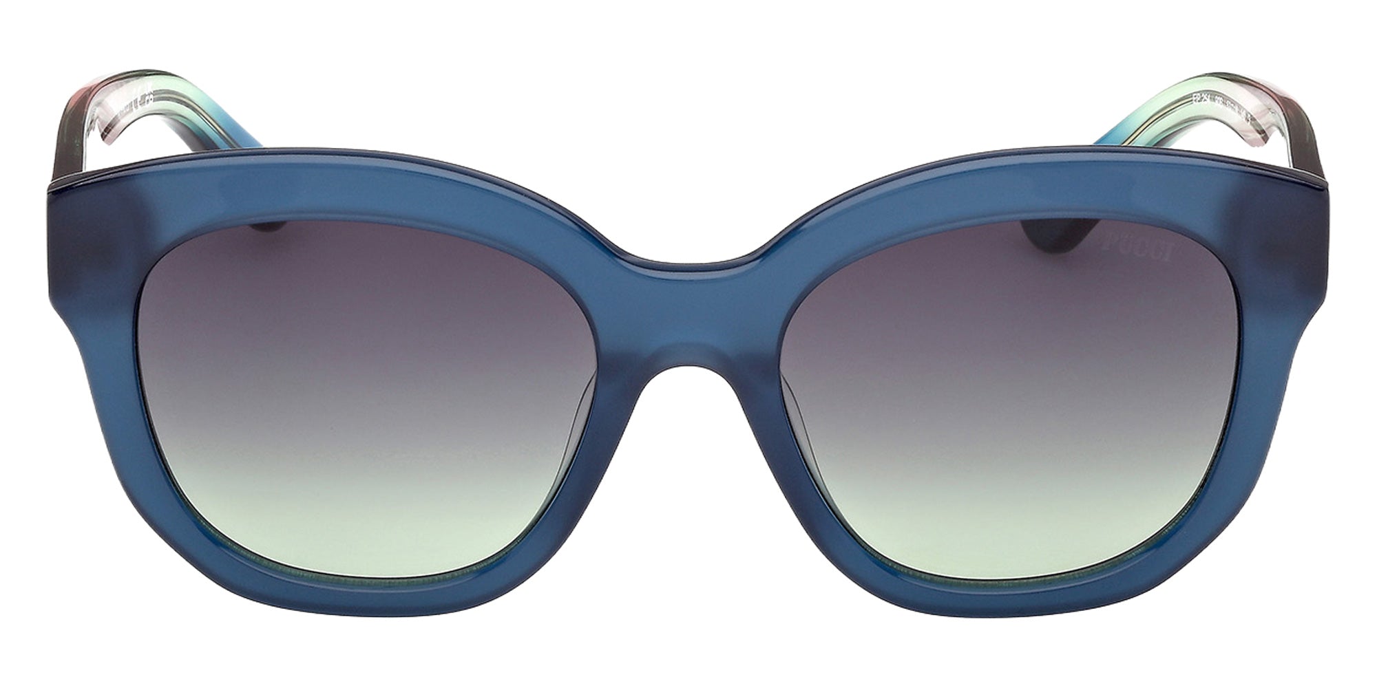 Emilio Pucci EP0254 90B 53 - Shiny Light Blue / Gradient Smoke 90B #id:ep025490b_s:104100