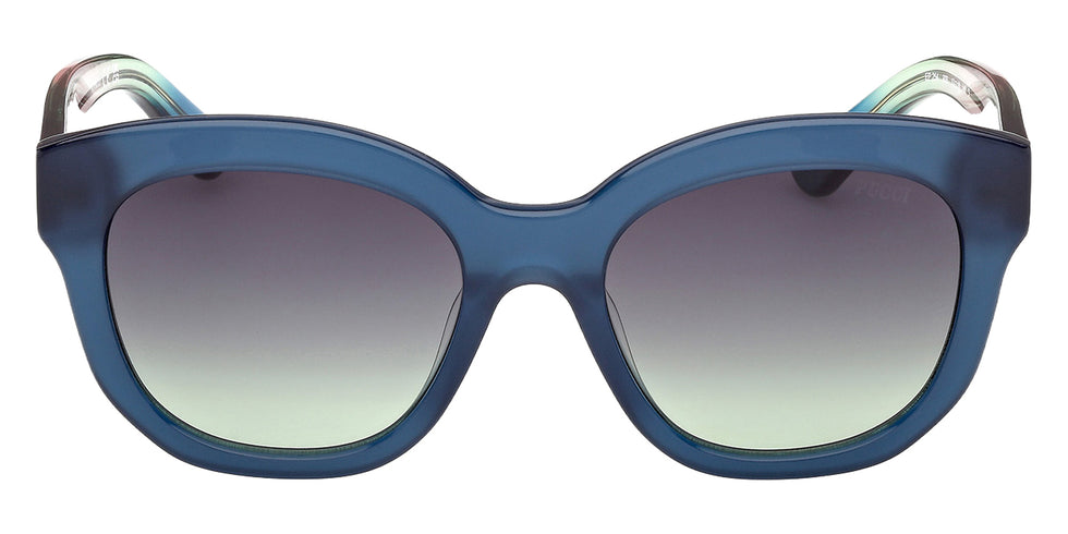Emilio Pucci EP0254 90B 53 - Shiny Light Blue / Gradient Smoke 90B #id:ep025490b_s:104100