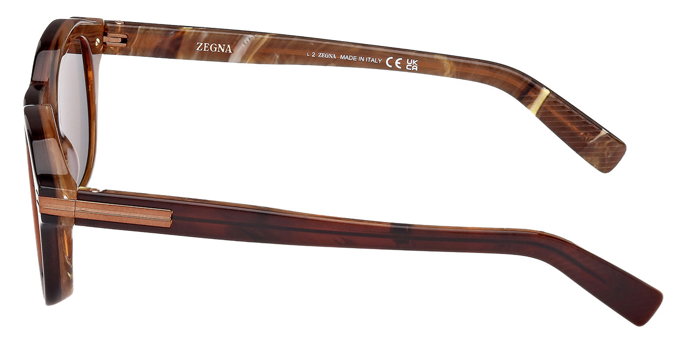 Ermenegildo Zegna EZ0229 Round Sunglasses | EyeOns.com